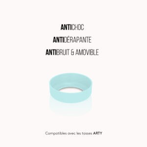 Base antidérapante et antichoc pour tasse ARTY