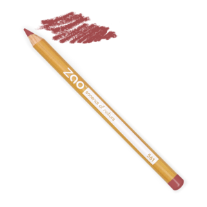 Le crayon maquillage teinte ocre rouge