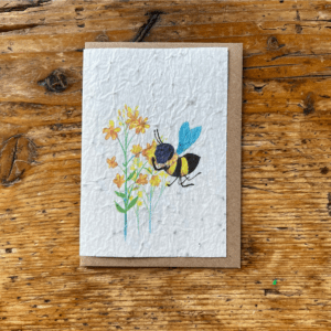 Carte à planter abeille